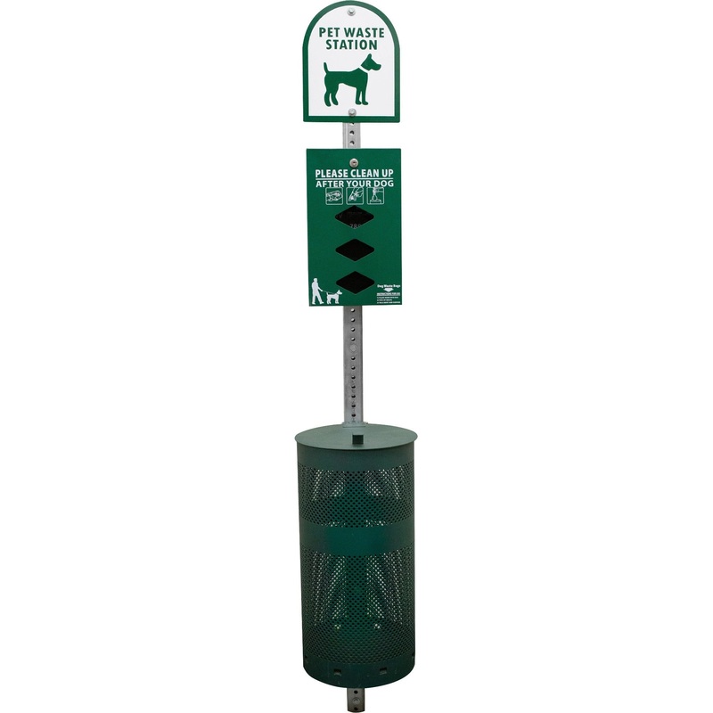 Tatco Dog Waste Station Trash Can – TCO28000