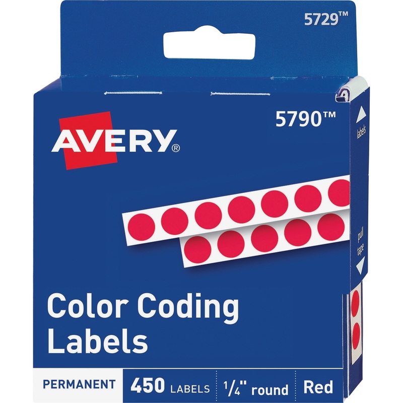 Avery 1/4 Color-Coding Labels – AVE05790