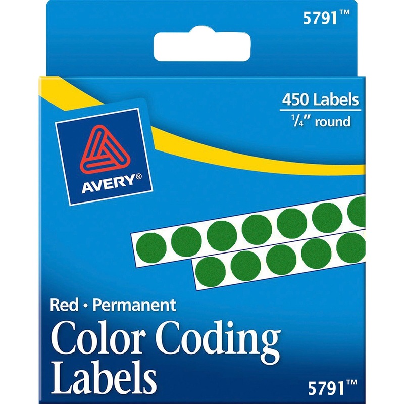 Avery 1/4 Color-Coding Labels – AVE05791
