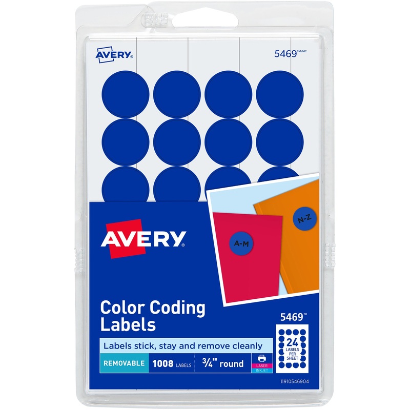 Avery Color-Coding Labels – AVE05469