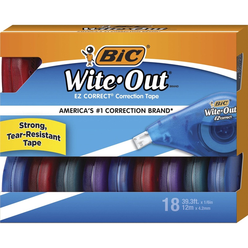 BIC Wite-Out EZ CORRECT Correction Tape – BICWOTAP18