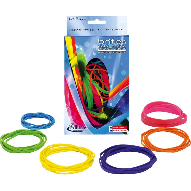 Brites Color-Coded Rubber Bands – ALL07706