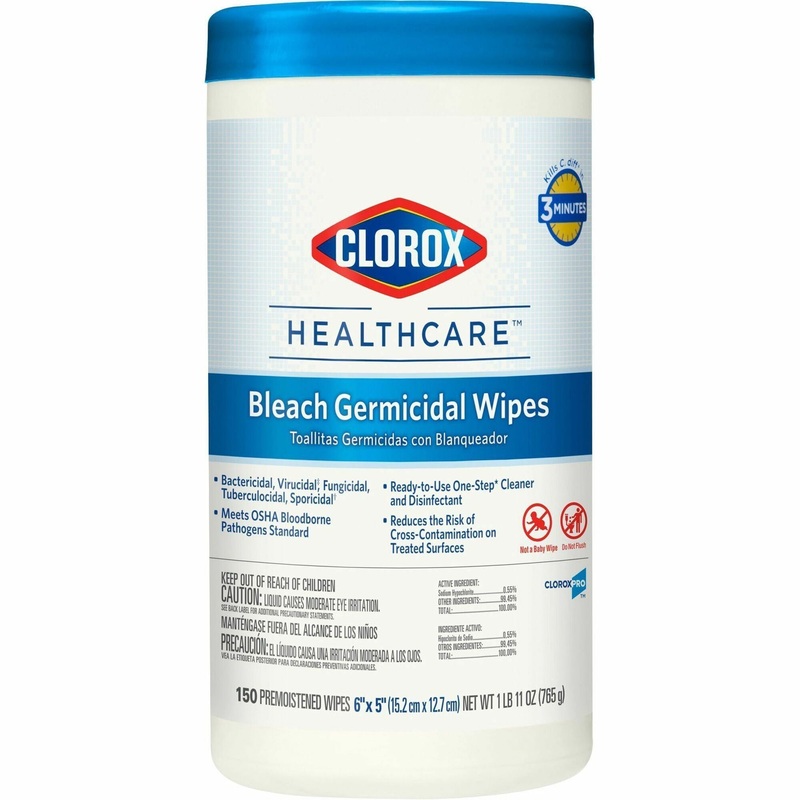 Clorox Healthcare Bleach Germicidal Wipes – CLO30577