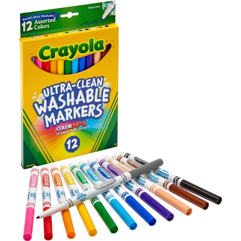 Crayola Thinline Washable Markers – CYO587813