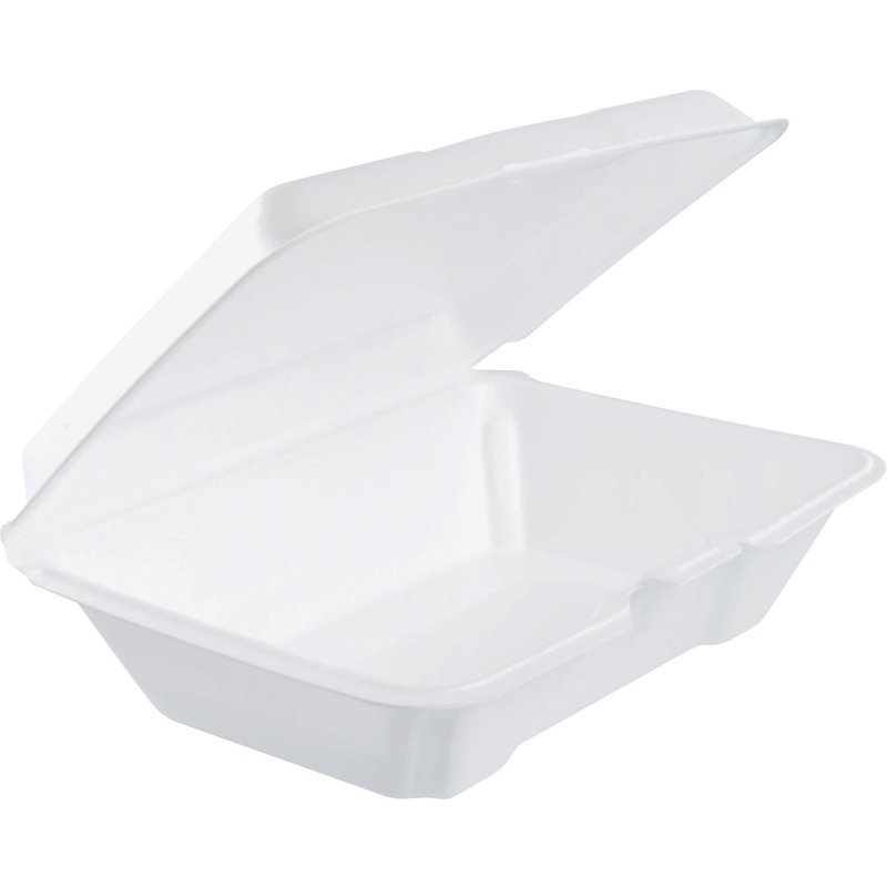 Dart Insulated Foam Hinged Lid Containers – DCC205HT1