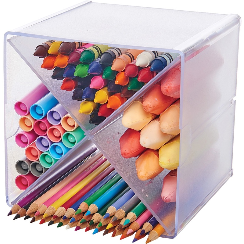 Deflecto Stackable Cube Organizer – DEF350201