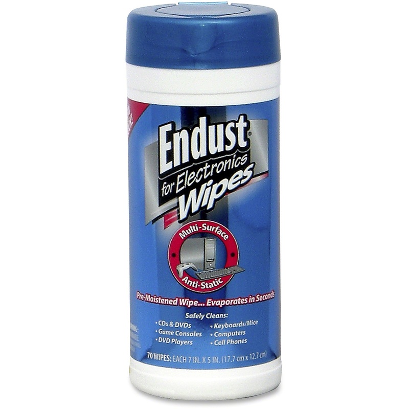 Endust Anti-static Computer Cleaning Wipes – END259000