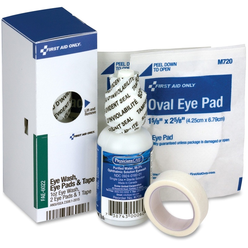 First Aid Only SmartCompliance Refill Eye Wash Kit – FAOFAE6022