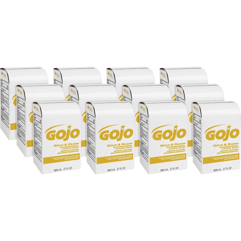 Gojo Gold & Klean Antimicrobial Lotion Soap – GOJ912712CT