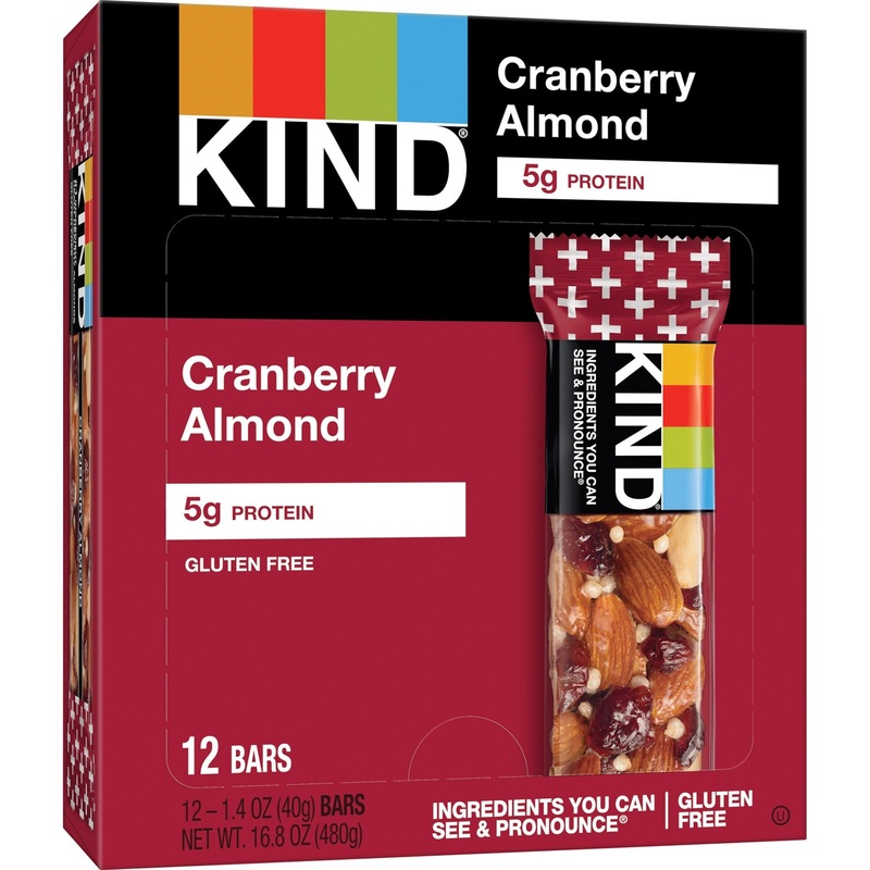 KIND Cranberry Almond Nut Bars – KND17211