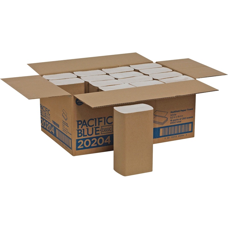 Pacific Blue Basic 1-ply Multifold Paper Towel – GPC20204