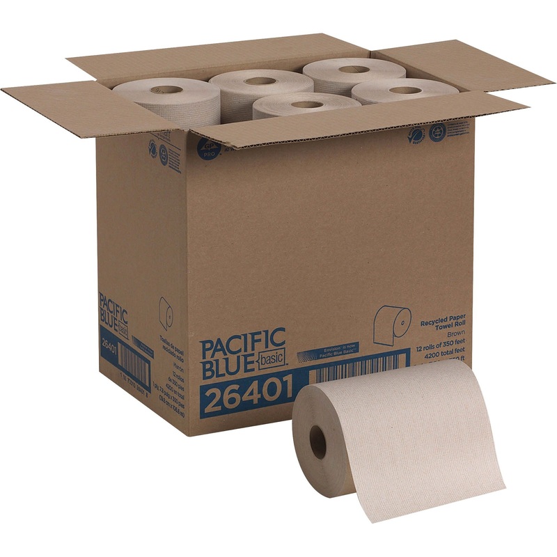 Pacific Blue Basic Recycled Paper Towel Roll – GPC26401