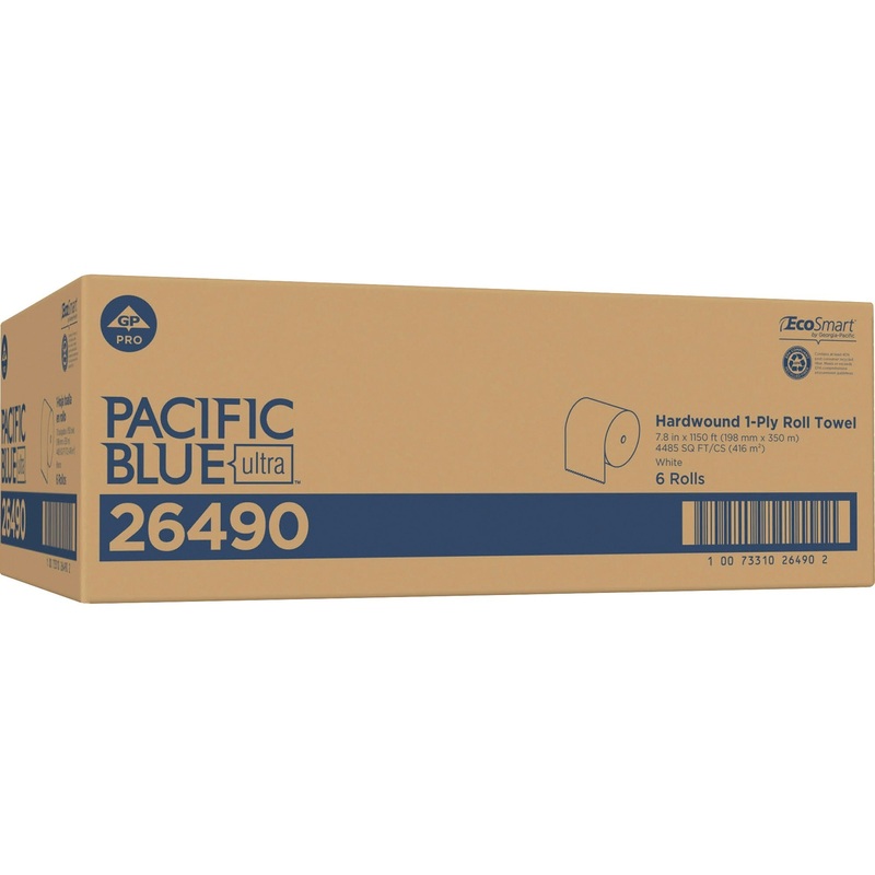 Pacific Blue Ultra High-Capacity Recycled Paper Towel Rolls – GPC26490