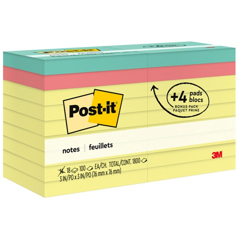 Post-it Notes Original Notepads – MMM654144B