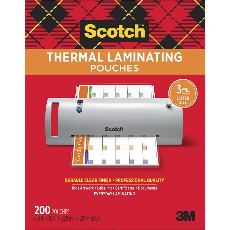 Scotch Thermal Laminating Pouches – MMMTP3854200