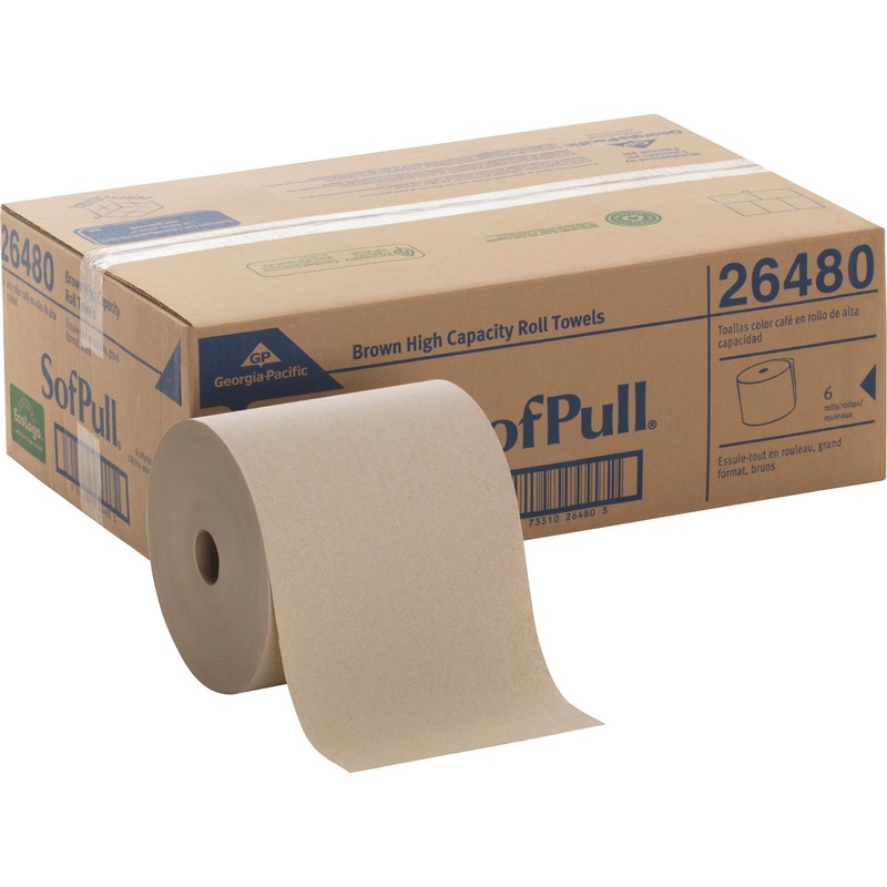 SofPull Mechanical Recycled Paper Towel Rolls – GPC26480