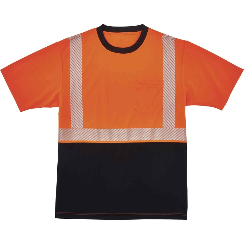 GloWear 8280BK Type R Class 2 Front Performance T-Shirt – EGO22588