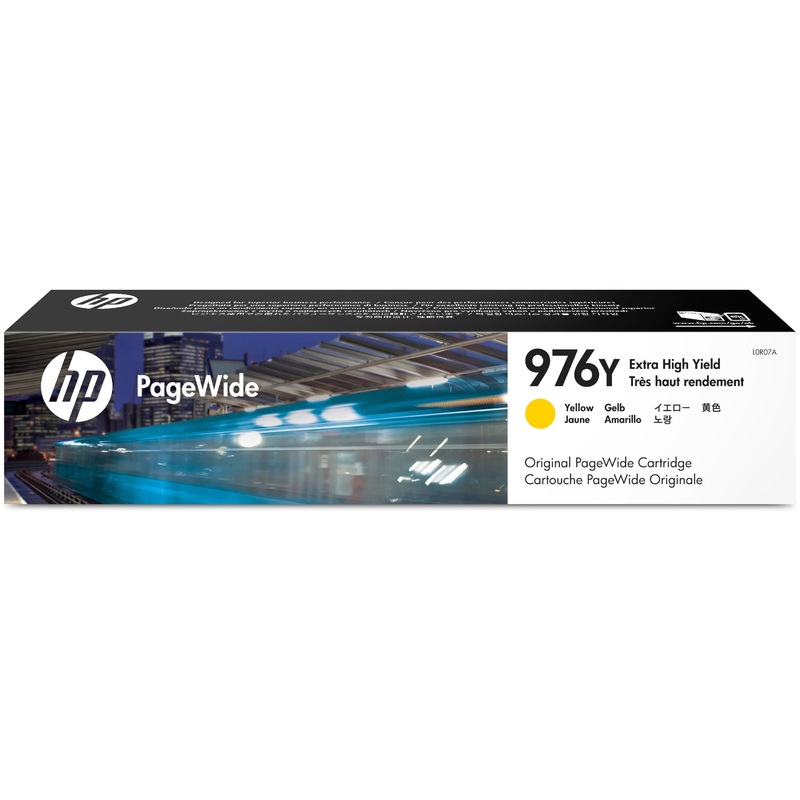 HP 976Y (L0R07A) Original Extra High Yield Page Wide Ink Cartridge – Yellow – 1 Each – HEWL0R07A