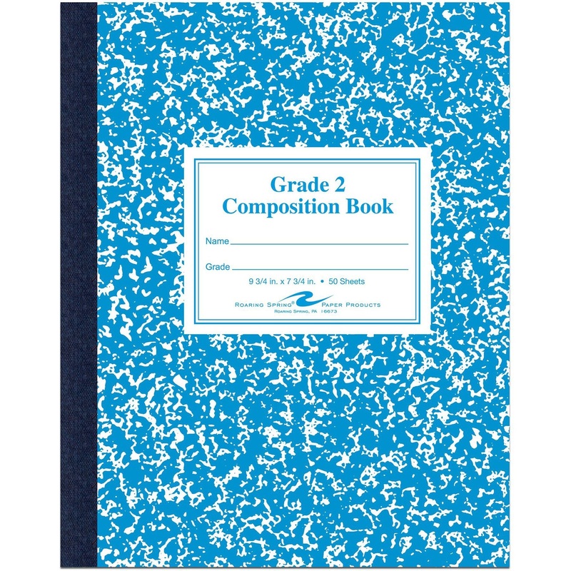 Roaring Spring Grade School Ruled Marble Flexible Cover Composition Book – ROA77921