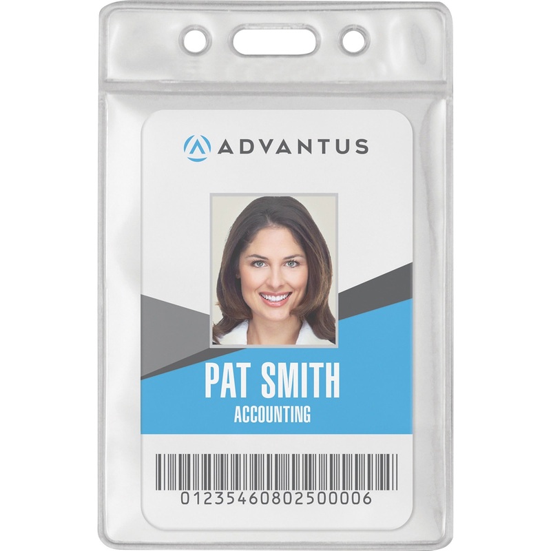Advantus Vinyl ID Badge Holders – AVT75684