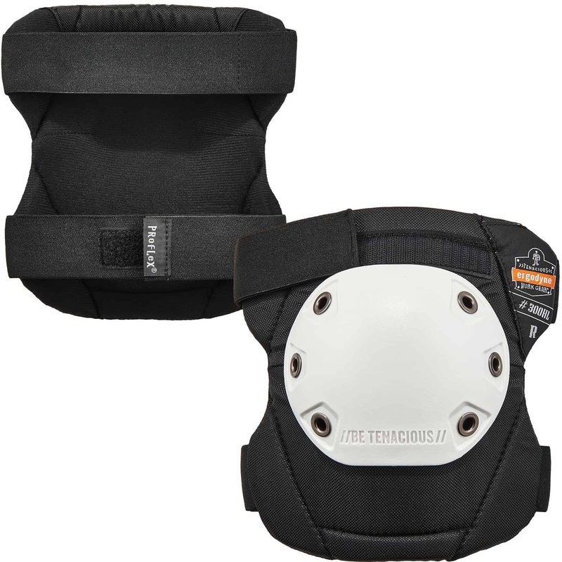 Ergodyne ProFlex 300HL Cap Rounded Cap Knee Pads – Hook and Loop – EGO18301