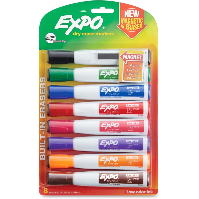 Expo Eraser Cap Magnetic Dry Erase Marker Set – SAN1944741