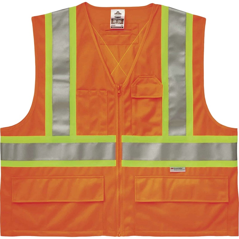 GloWear 8235ZX Type R Class 2 Two-Tone X-Back Vest – EGO26189