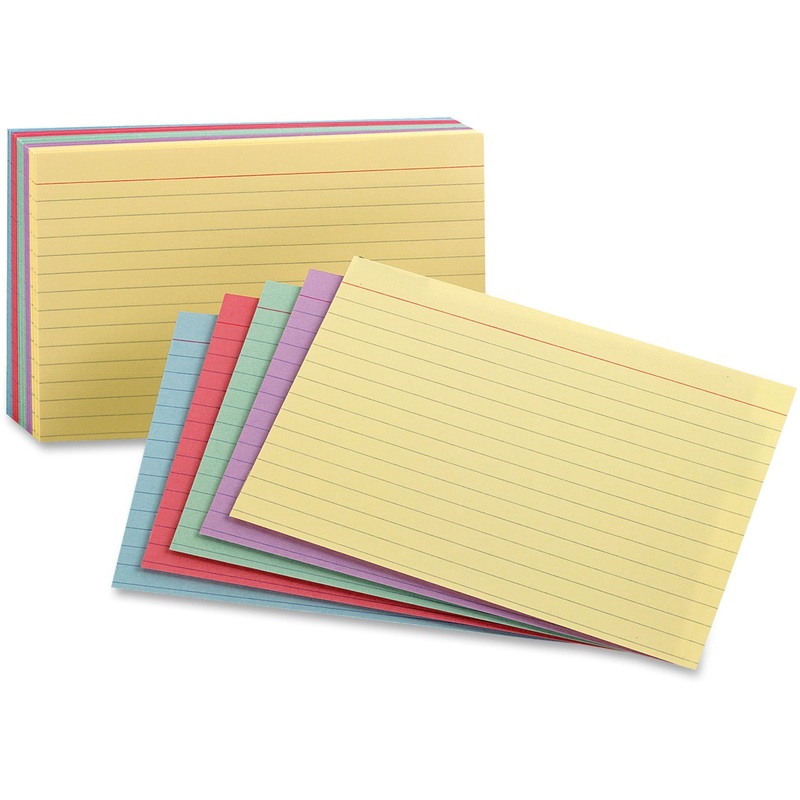 Oxford Color Index Cards – OXF40280