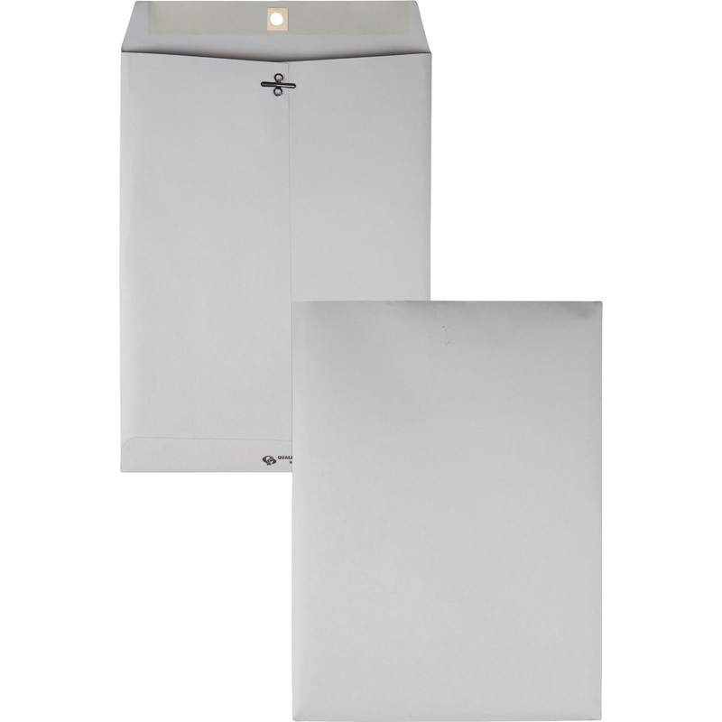 Quality Park 9 x 12 Clasp Envelopes with Deeply Gummed Flaps – QUA38590