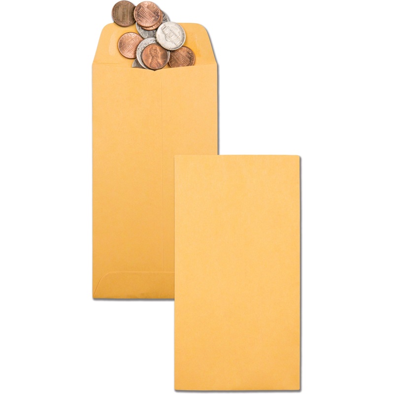 Quality Park No. 7 Coin and Small Parts Envelopes with Gummed Flap – QUA50762
