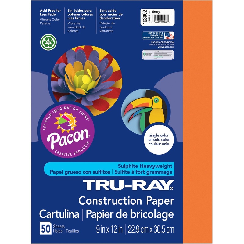 Tru-Ray Heavyweight Construction Paper – PAC103002