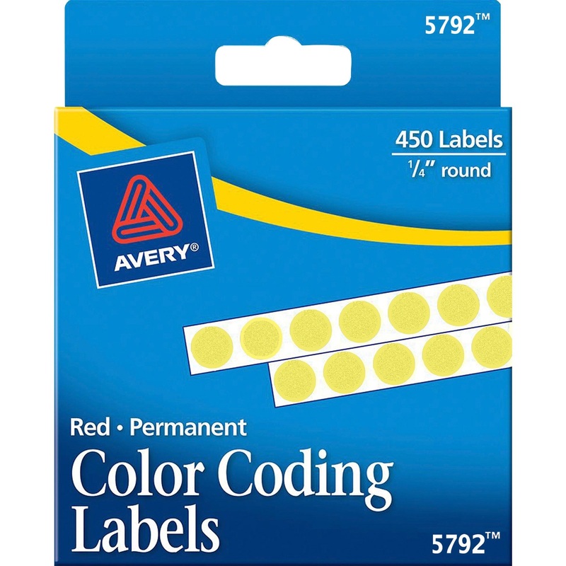 Avery 1/4 Color-Coding Labels – AVE05792
