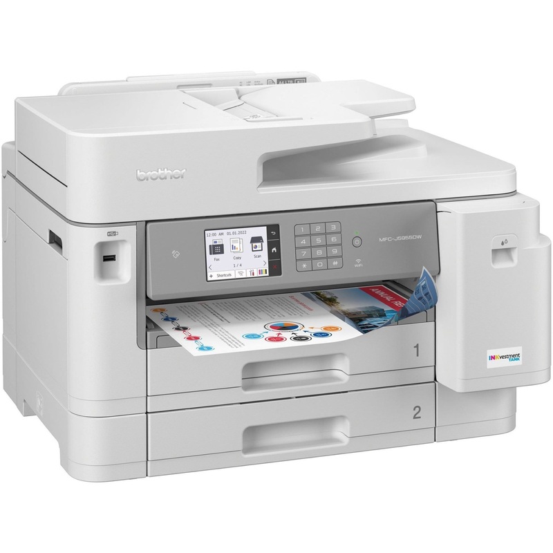 Brother Workhorse MFC-J5955DW Wireless Inkjet Multifunction Printer – Color – BRTMFCJ5955DW