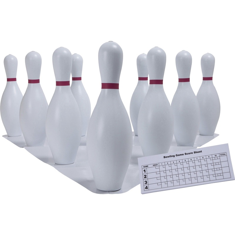 Champion Sports Plastic Bowling Pin Set – CSIBP10