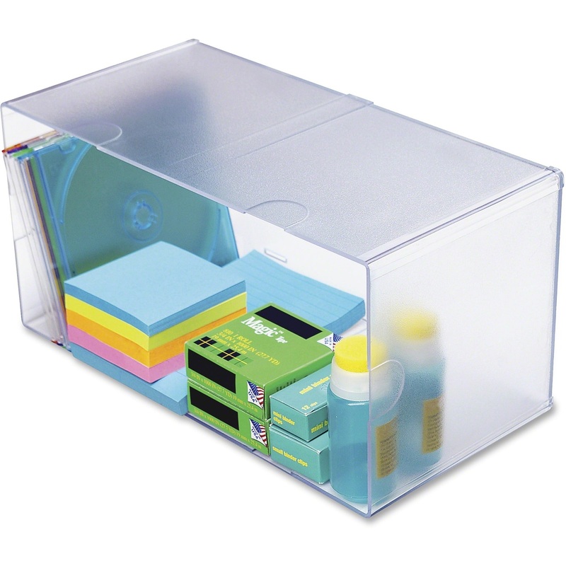 Deflecto Stackable Cube Organizer – DEF350501