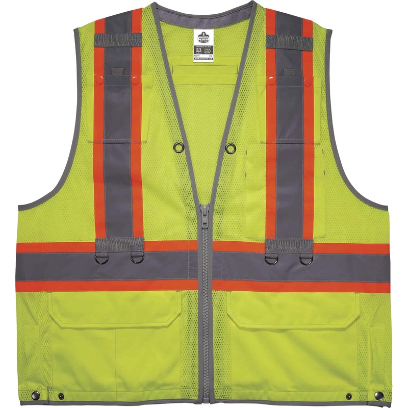 GloWear 8231TV Hi-Vis Tool Tethering Safety Vest – Type R Class 2 – EGO24179