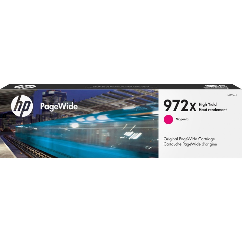 HP 972X (L0S01AN) Original High Yield Page Wide Ink Cartridge – Single Pack – Magenta – 1 Each – HEWL0S01AN