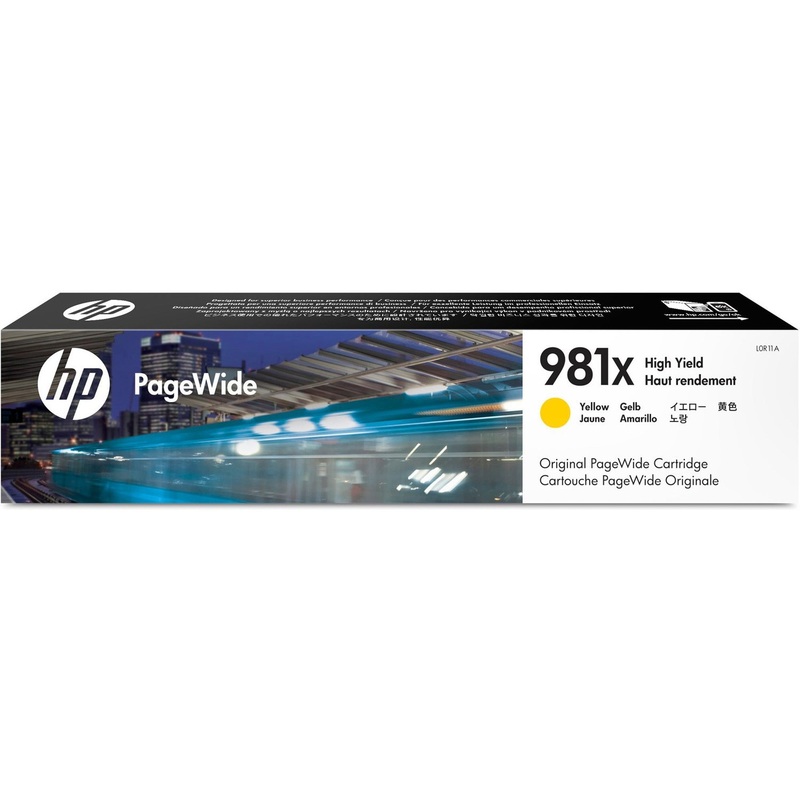 HP 981X (L0R11A) Original High Yield Inkjet Ink Cartridge – Single Pack – Yellow – 1 Each – HEWL0R11A