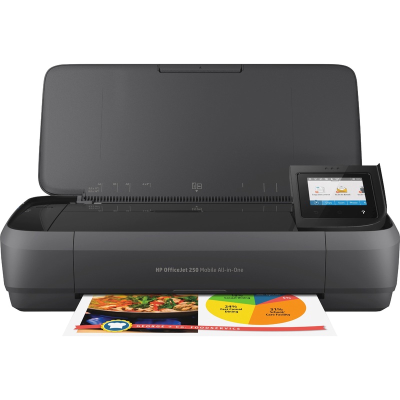HP Officejet 250 Wireless Inkjet Multifunction Printer – Color – HEWCZ992A