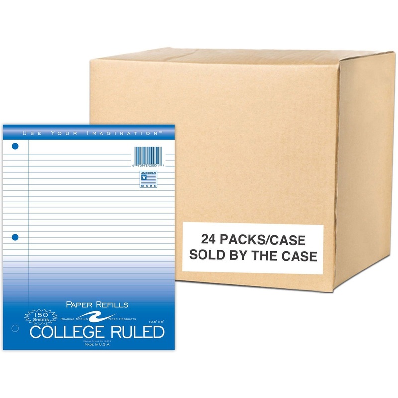 Roaring Spring College Ruled Loose Leaf Filler Paper – ROA20051CS