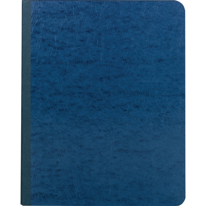 Smead Premium Pressboard Report Cover, Metal Prong with Compressor, Side Fastener, 3 Capacity, Letter Size,Dark Blue, 25 per Box (81352) – SMD81352