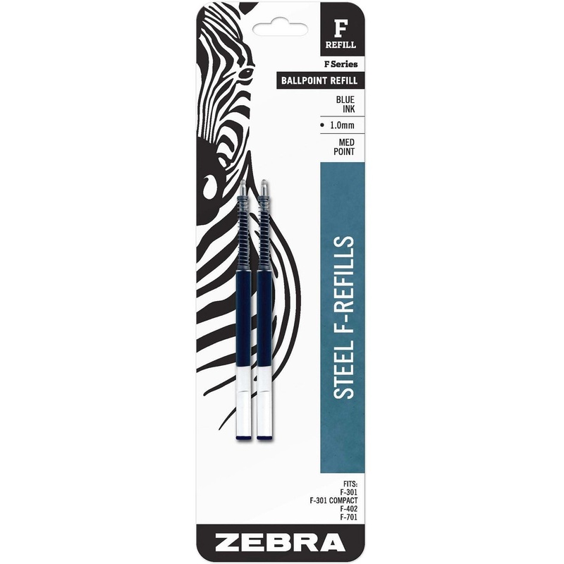 Zebra Pen STEEL 7 Series F Refill Fine Point Ballpoint – ZEB85512