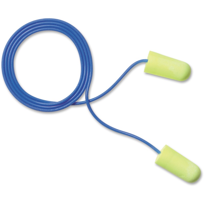 3M soft Yellow Neons Corded Earplugs – MMM3111250