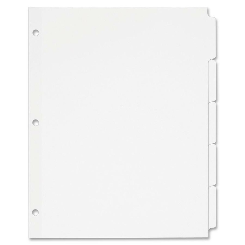 Avery Plain Tab Write-On Dividers – AVE11506