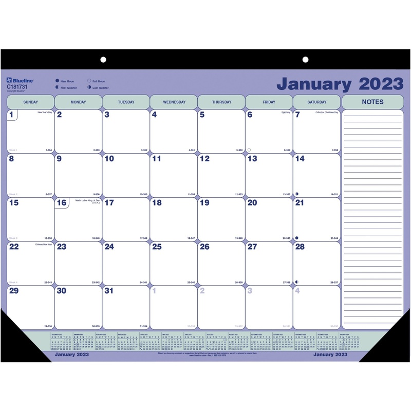 Blueline Monthly Desk/Wall Calendar 2023 – REDC181731