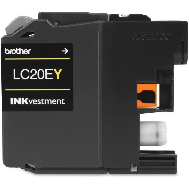 Brother Genuine LC20EY INKvestment Super High Yield Yellow Ink Cartridge – BRTLC20EY