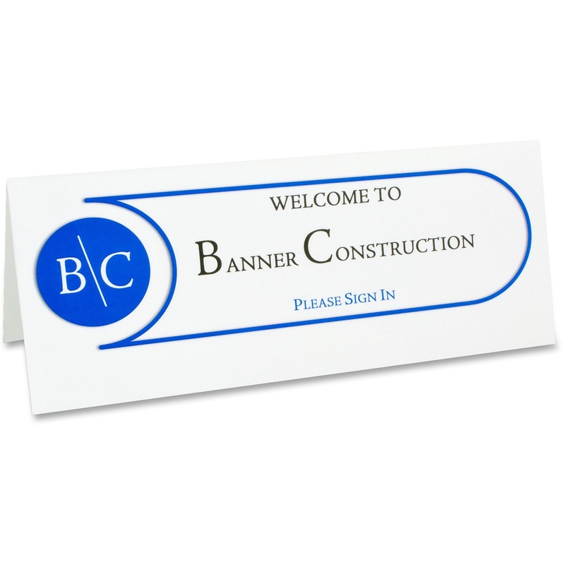 C-Line Scored Name Tent Cardstock for Laser/Inkjet Printers – CLI87517