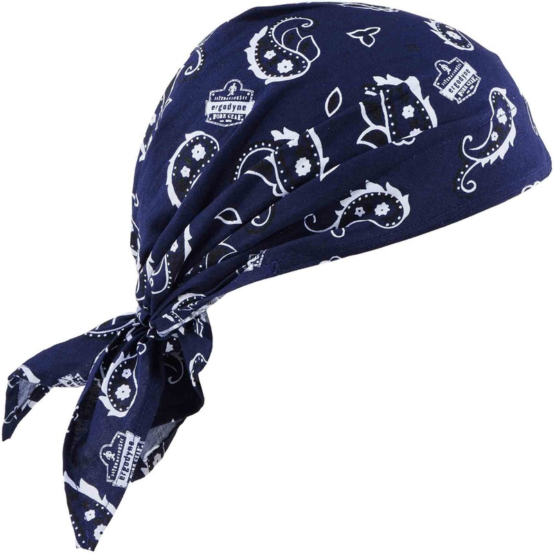 Chill-Its 6710CT Evaporative Cooling Bandana Triangle Hat – EGO12584