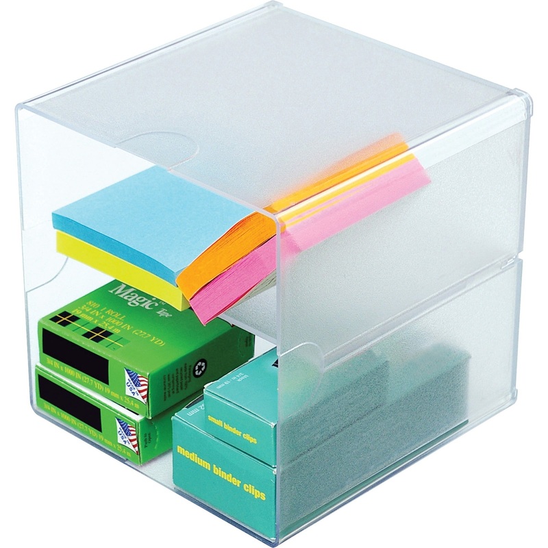 Deflecto Stackable Cube Organizer – DEF350701
