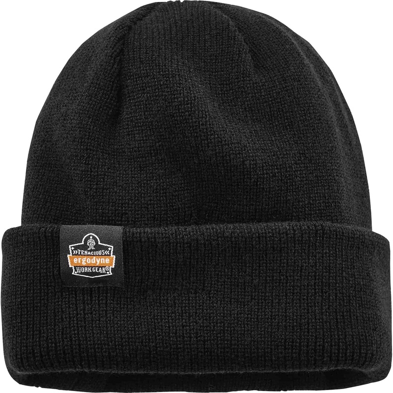 Ergodyne 6811Z Rib Knit Hat with Zipper for Bump Cap Insert – EGO16801